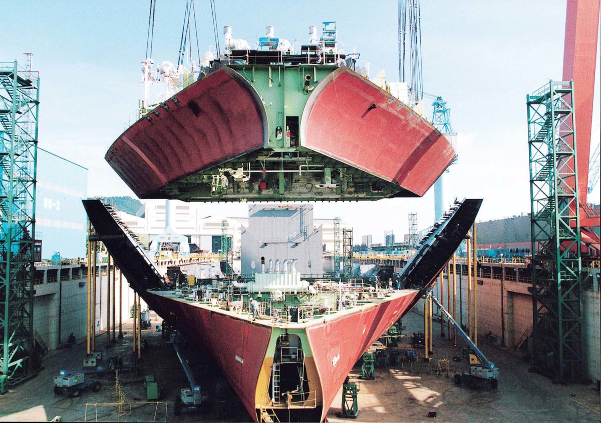 Ship Prices Fall to EightYear Low as Hyundai Heavy Competes for Orders