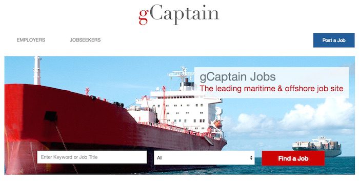 gCaptain Job Board Redesign Free Job Listing Code for Employers!