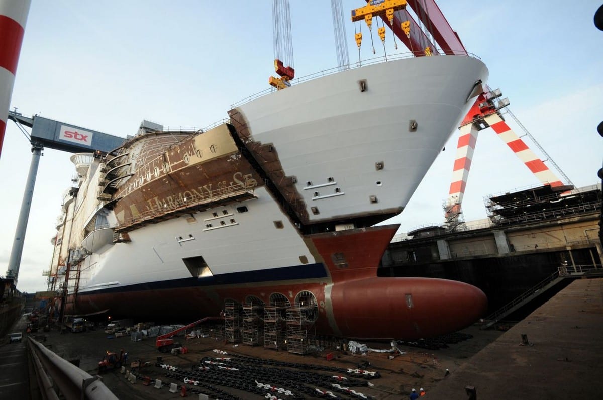 'Under Construction' Harmony Of The Seas, Ship Photo Of