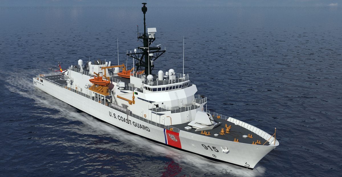 Coast Guard Awards 110 Miilion Contract to Build Offshore Patrol