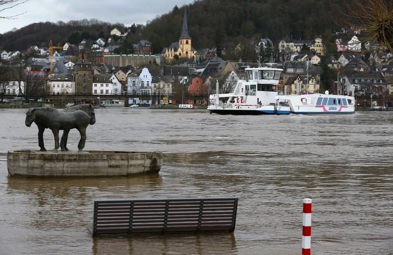 Rhine Reopens To River Shipping After Flood