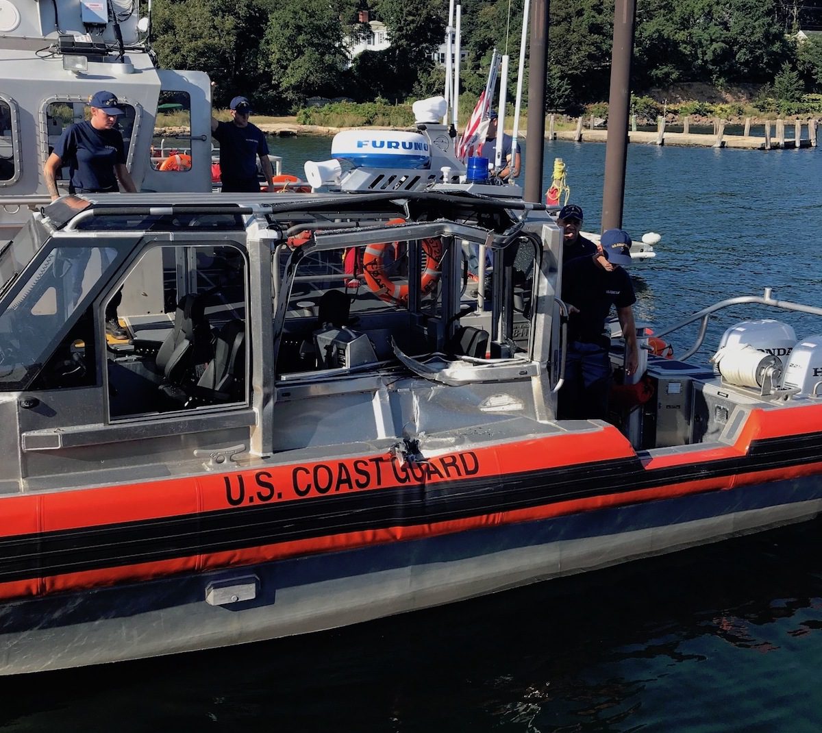 Four Injured After Coast Guard Boats Collide in Buzzards Bay
