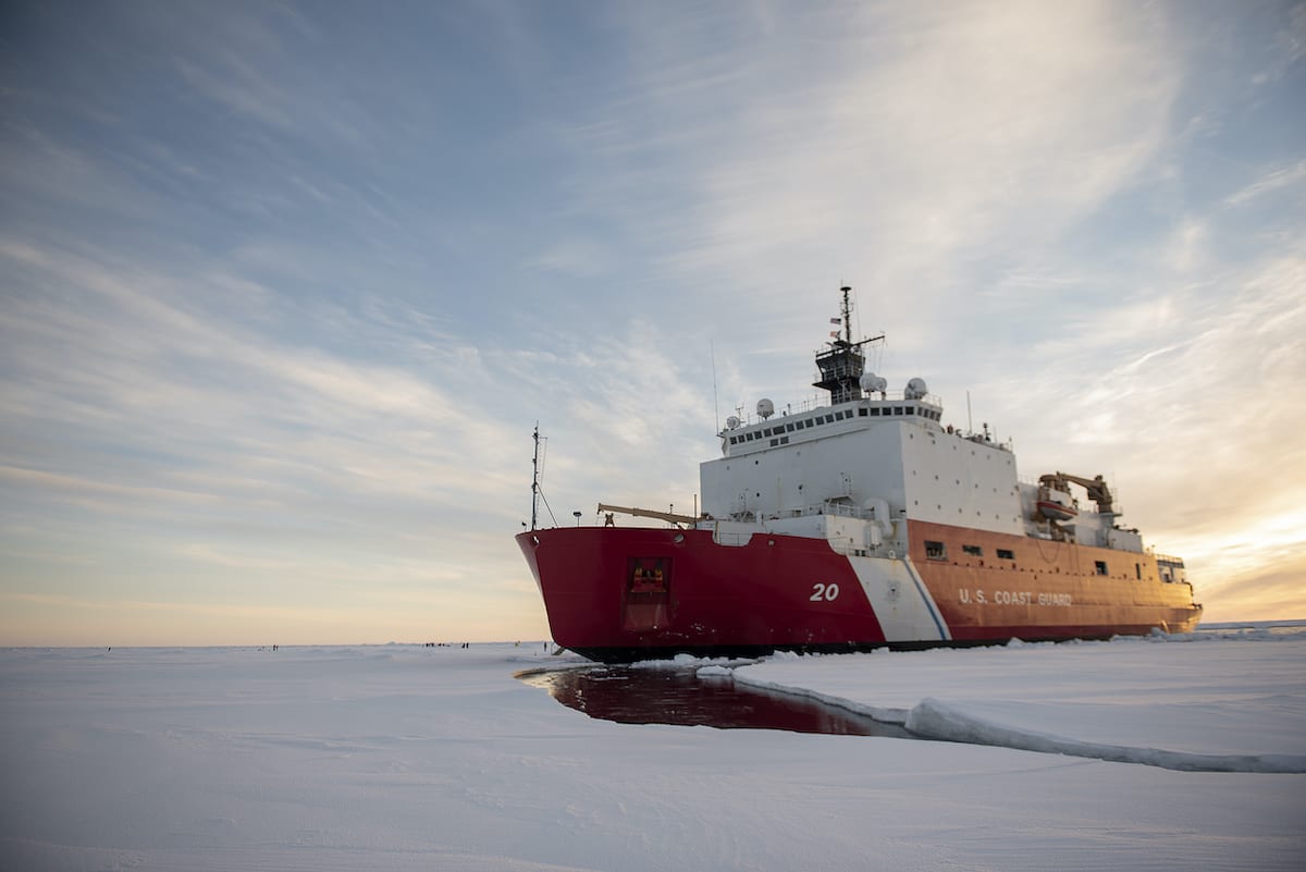 Heading Home U.S. Coast Guard Icebreaker Healy Suffers Fire Off Alaska