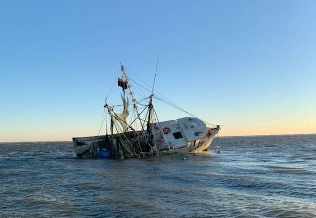 NTSB Fishing Vessel Sank After Striking Submerged Wreck Off South Carolina