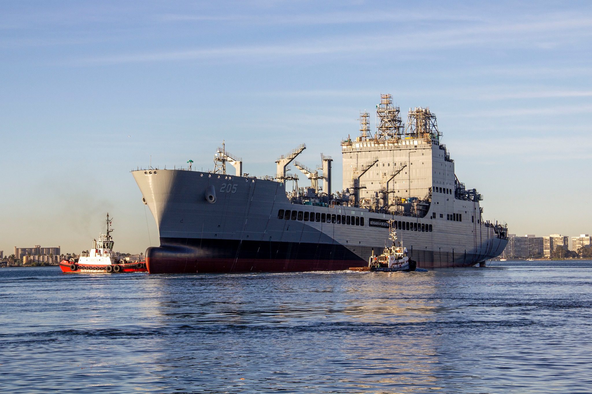 U.S. Navy's First John LewisClass Oiler Launched at NASSCO