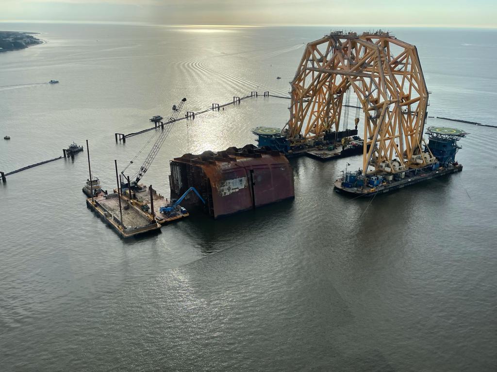 Golden Ray Wreck Removal Moves to Final Cut