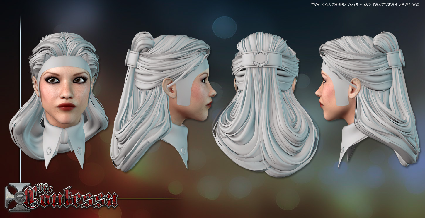 The Contessa Hair Daz 3D