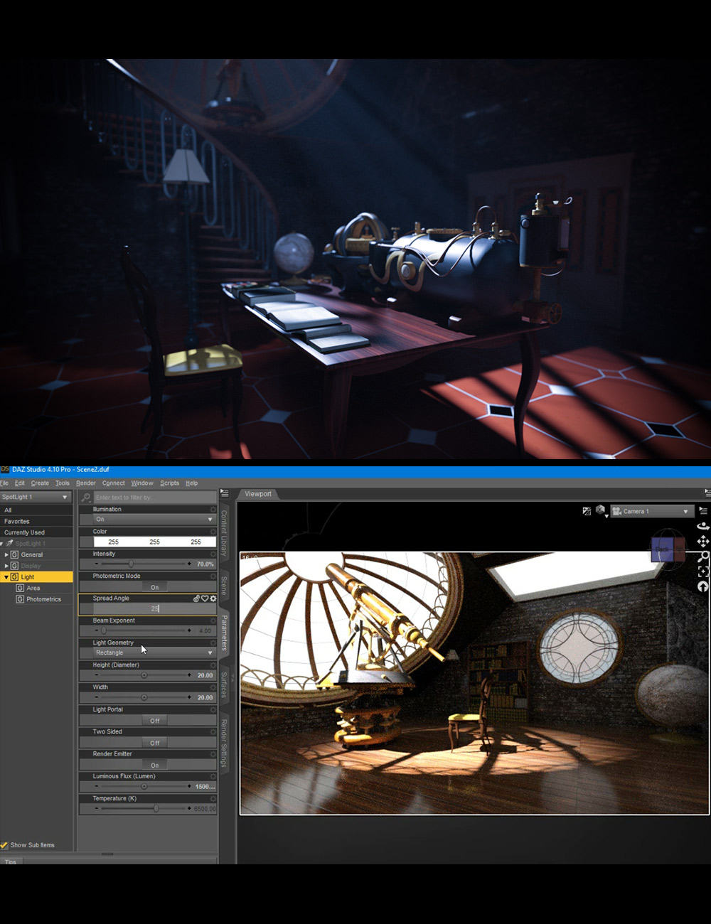 Stunning Window Lighting Daz Studio Iray Tutorial Daz 3D