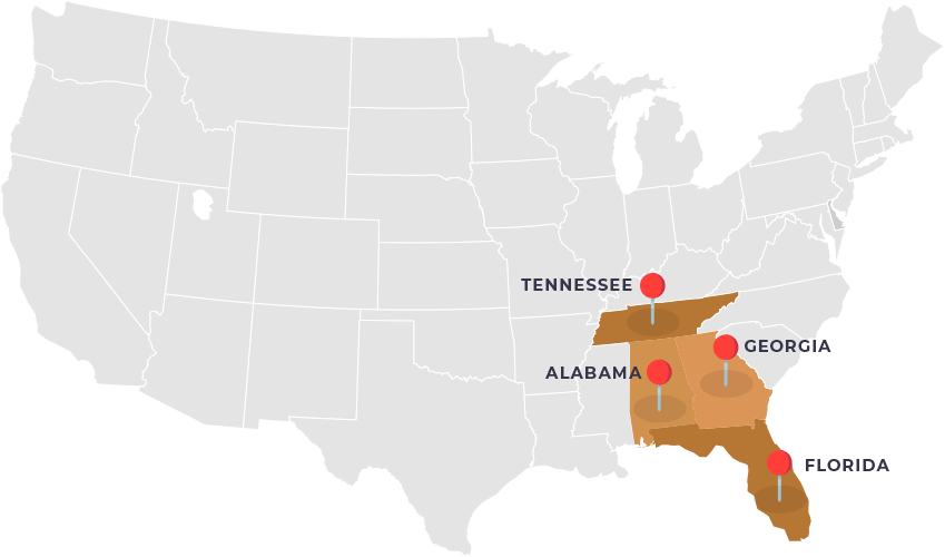 Alabama, Florida & Tennessee Electrical Manufacturer Sales