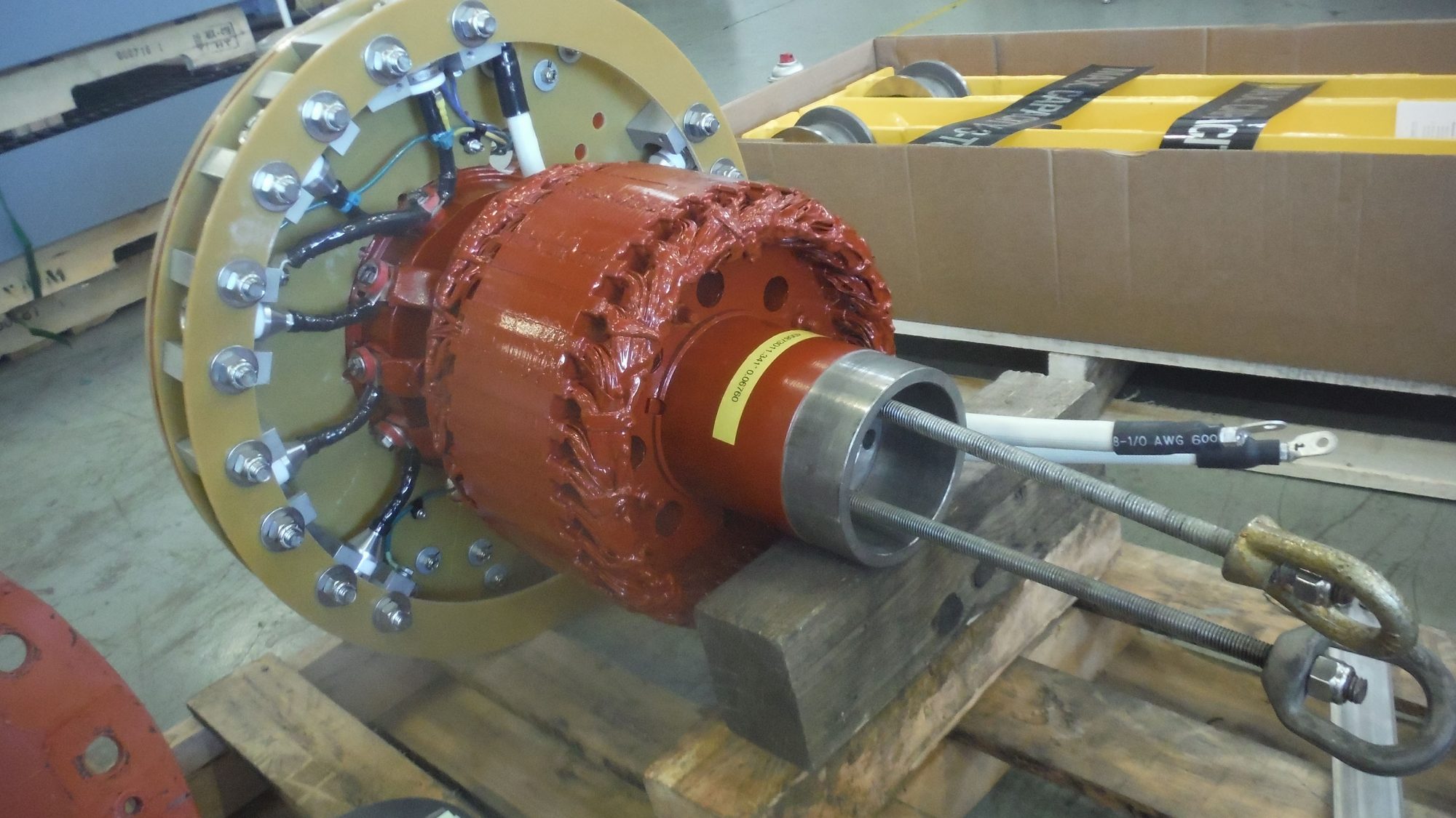 Exciter with Diode Wheel Gulf Coast Electric Motor Service