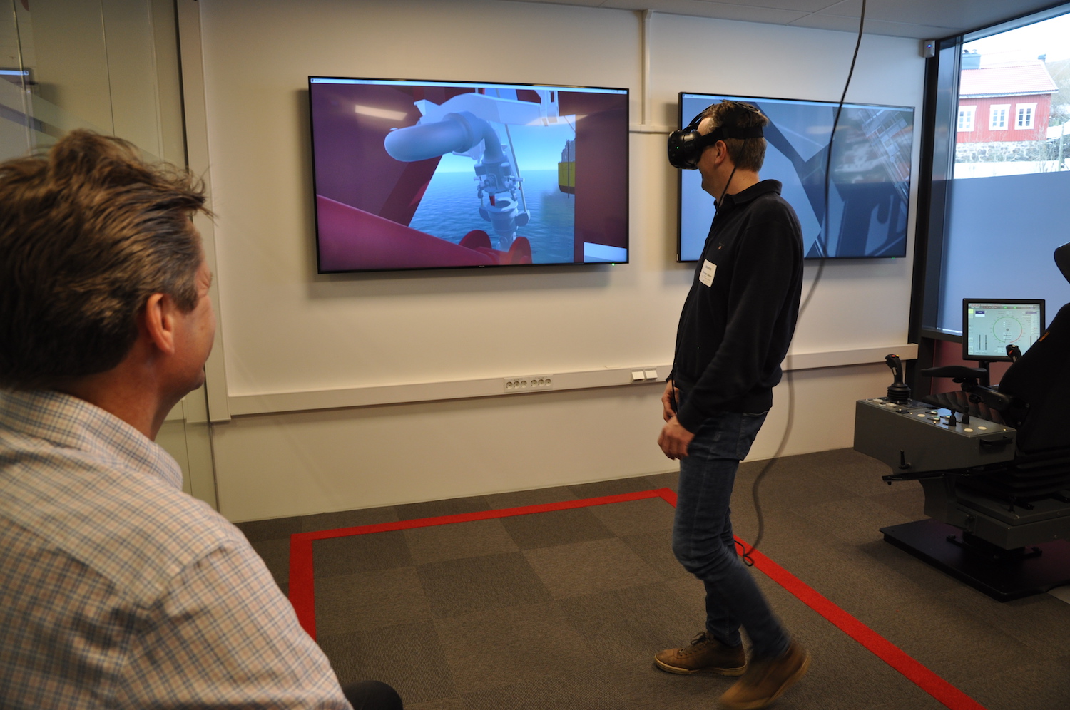 New virtual reality training system