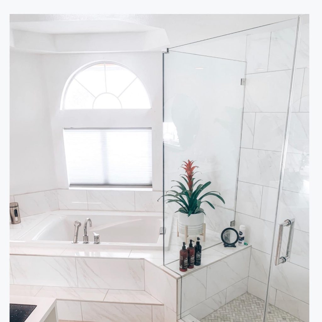 Marble Tile Bathroom Remodel