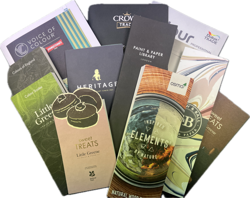 Paint Chart Order G C Johnson