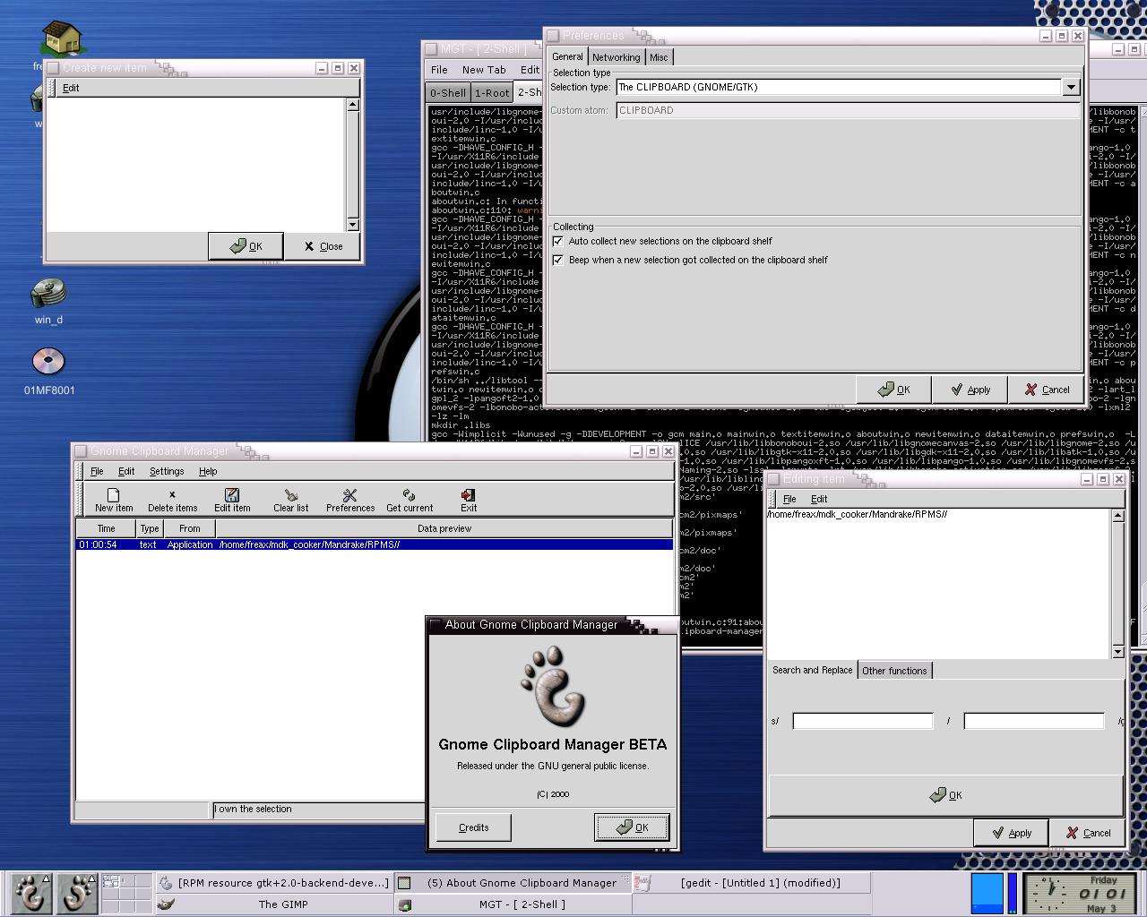 GNOME Clipboard Manager homepage
