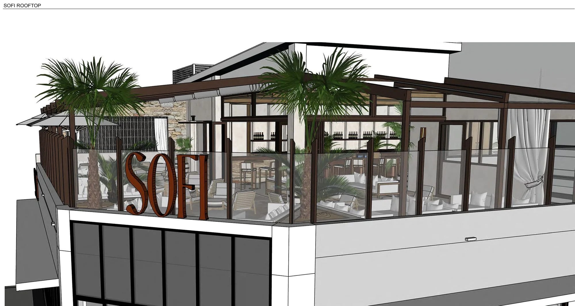 Sofi, a luxury Mediterraneanstyle rooftop bar & restaurant coming to
