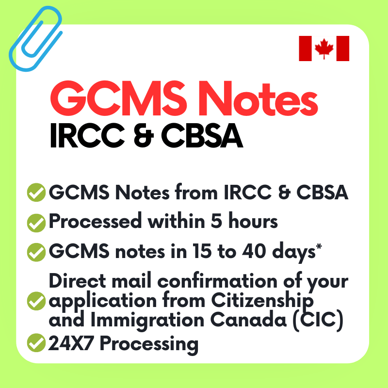 GCMS Notes from IRCC Apply GCMS Notes from IRCC [Official site]