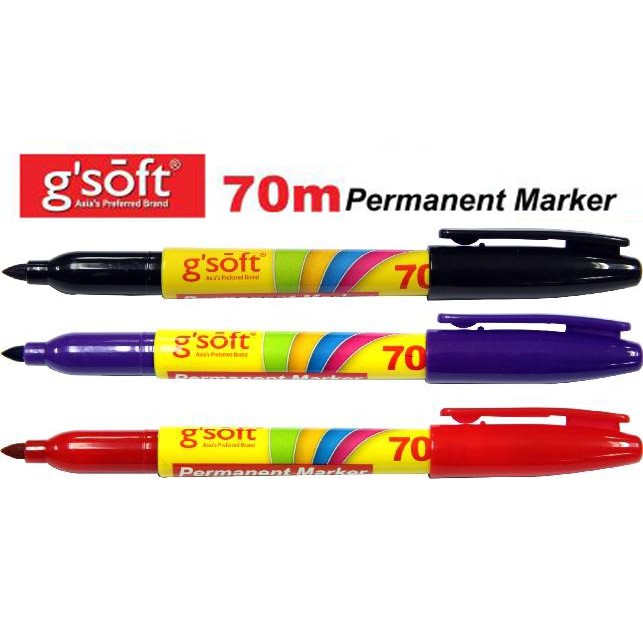 PERMANENT MARKER RED