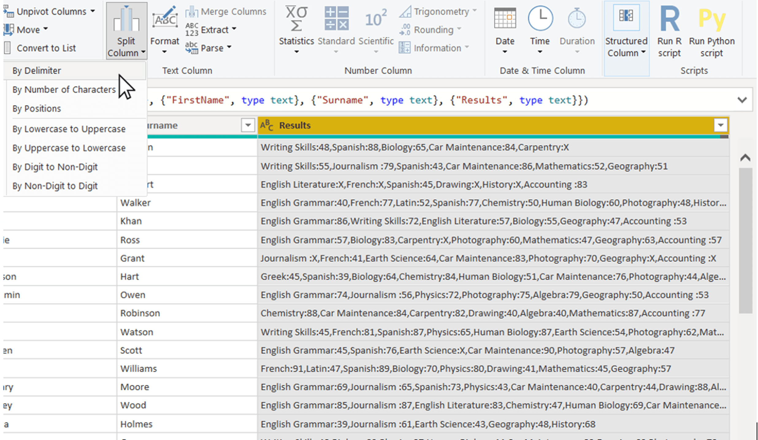 Part 9 Split into Rows vs Columns G Com Solutions Limited