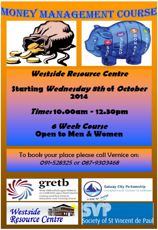 Money Management Course Westside Galway City Partnership