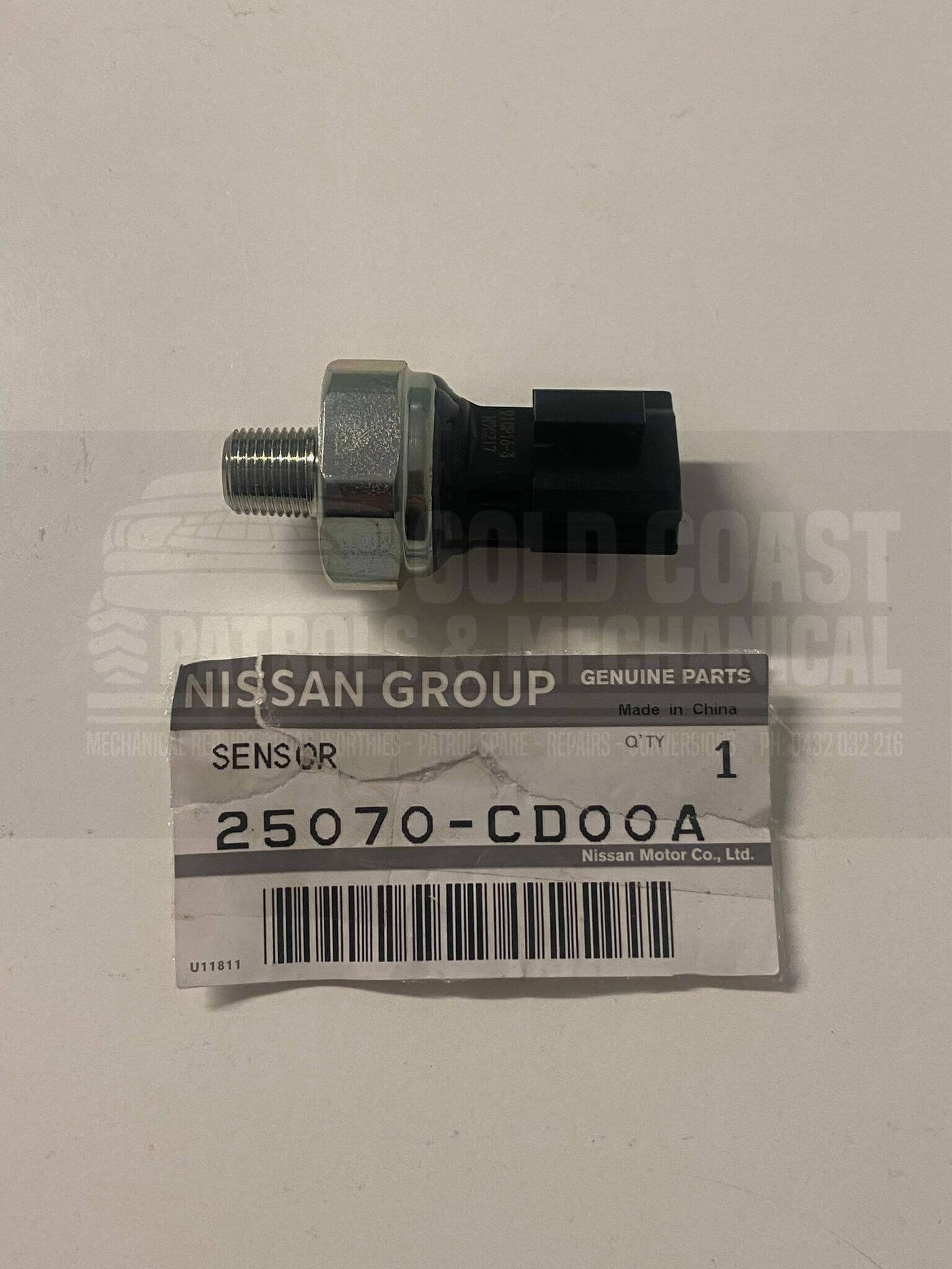 Genuine Nissan Patrol GU ZD30 Drivers Oil Pressure Switch Sensor 25psi