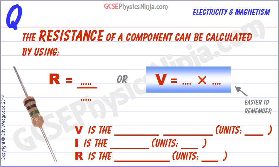 18. Electrical Resistance, Potential Difference and Current Equation