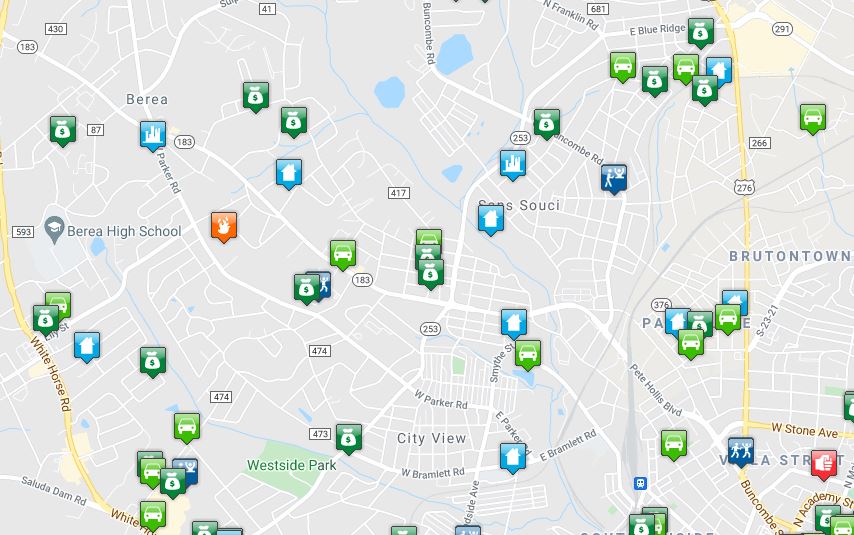 Crime Map Greenville County Sheriff's Office