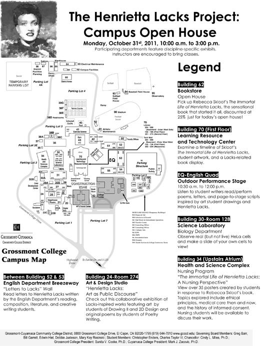 Grossmont College Campus Map