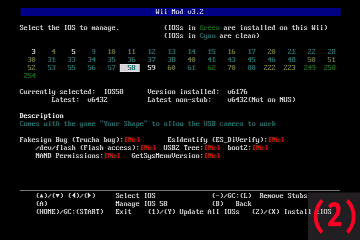Installing IOS58 GCT Generator