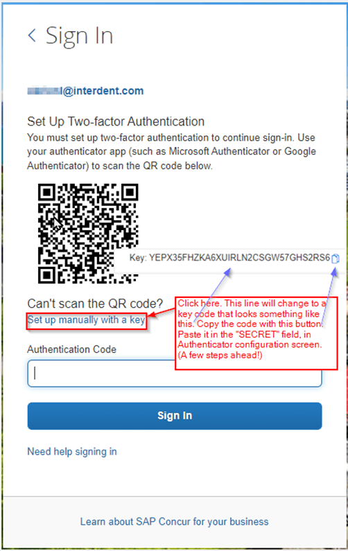 Concur Authenticator Chrome Extension Interdent IT