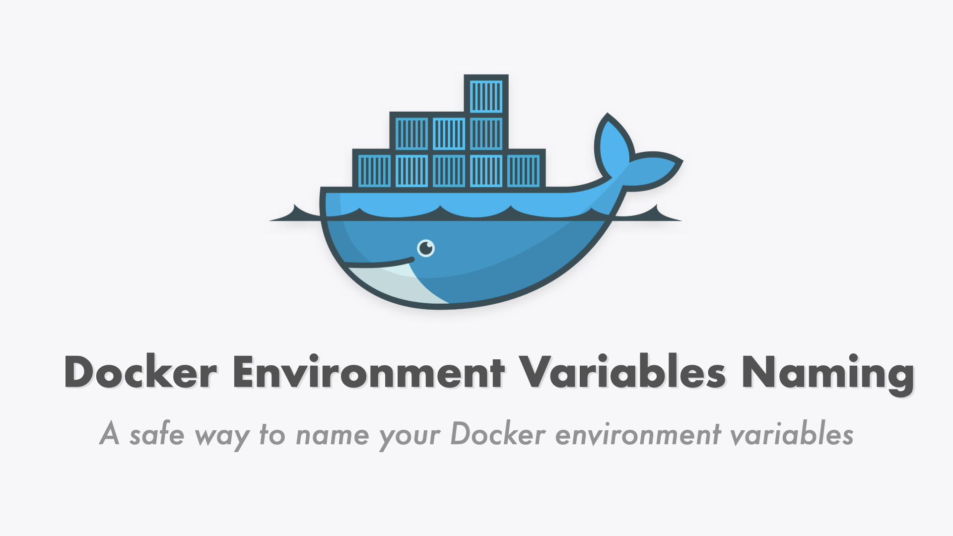 Docker environment variables naming
