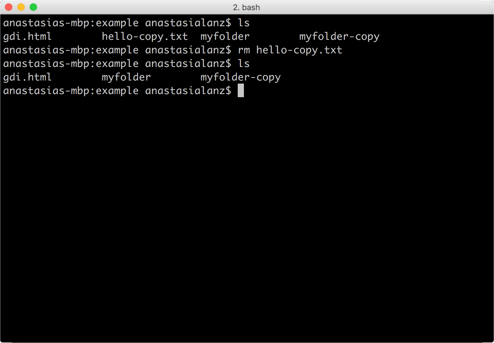 Intro to Command Line Interface Girl Develop It