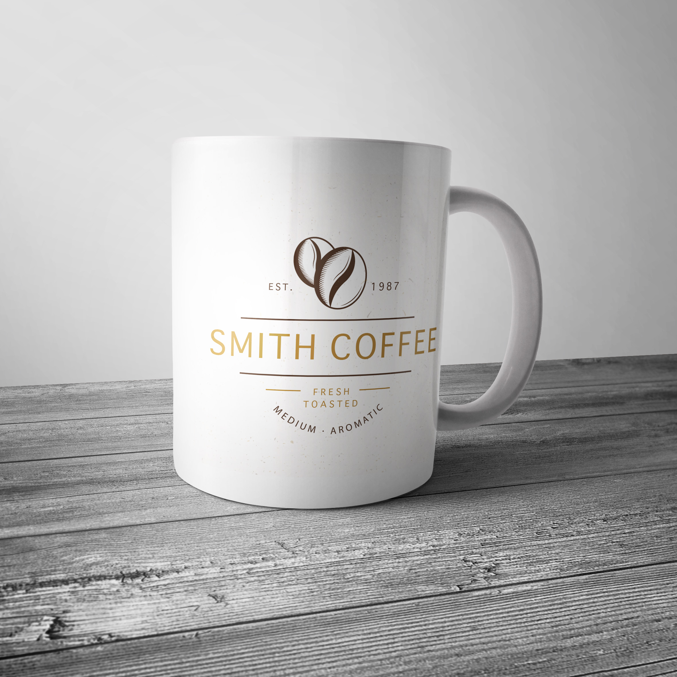 Personalised Coffee Mug Version 3 GDirect Wall Stickers NI