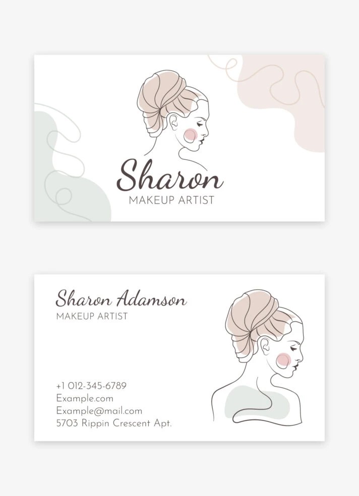 Makeup Artist Business Cards