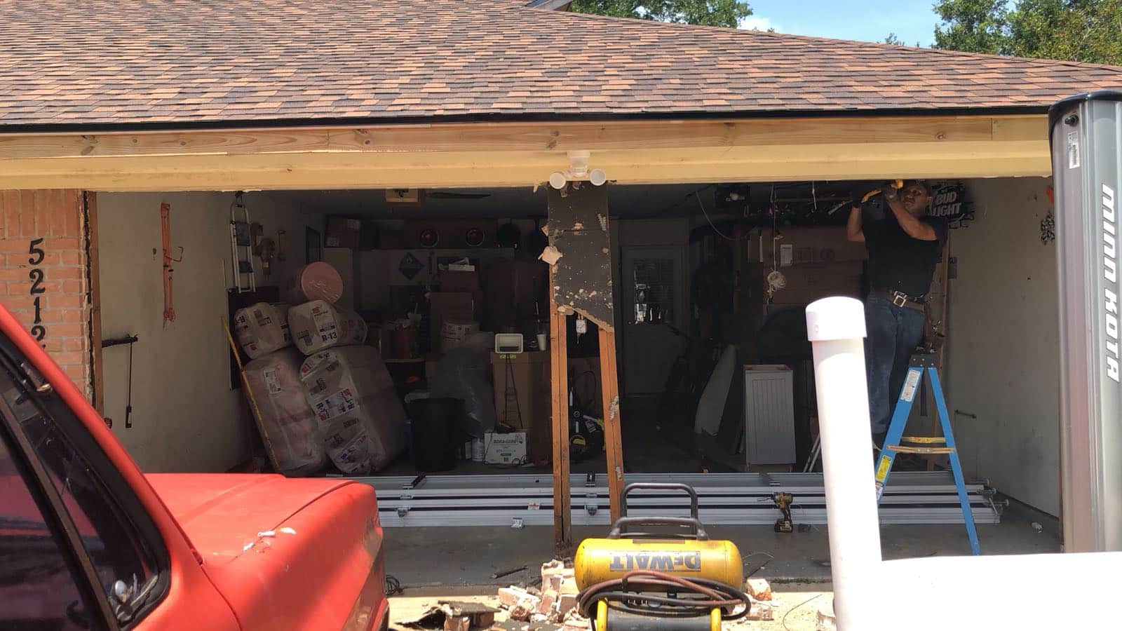 garage door framing & instaaltion garage door framing & instaaltion