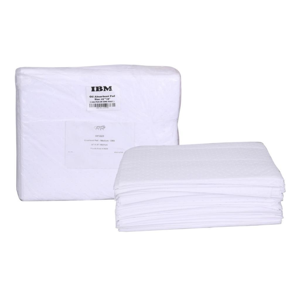 BONDED OIL SORBENT PADS (0.9 LITERS) 15"" X 17" VEGA