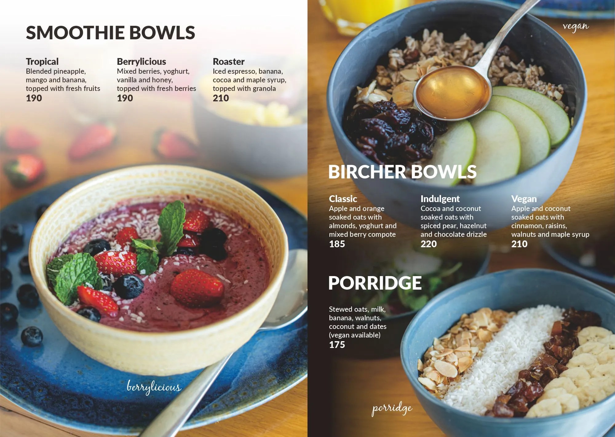 Coffee Lab Food and Drinks Menu March 2021 Graphic Design Phuket