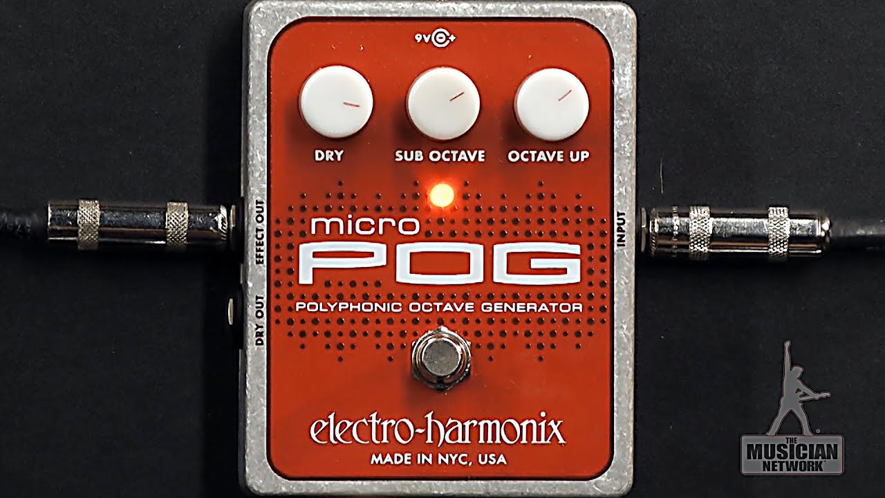 ElectroHarmonix POG Guitar Octave Pedal EHX POG Review