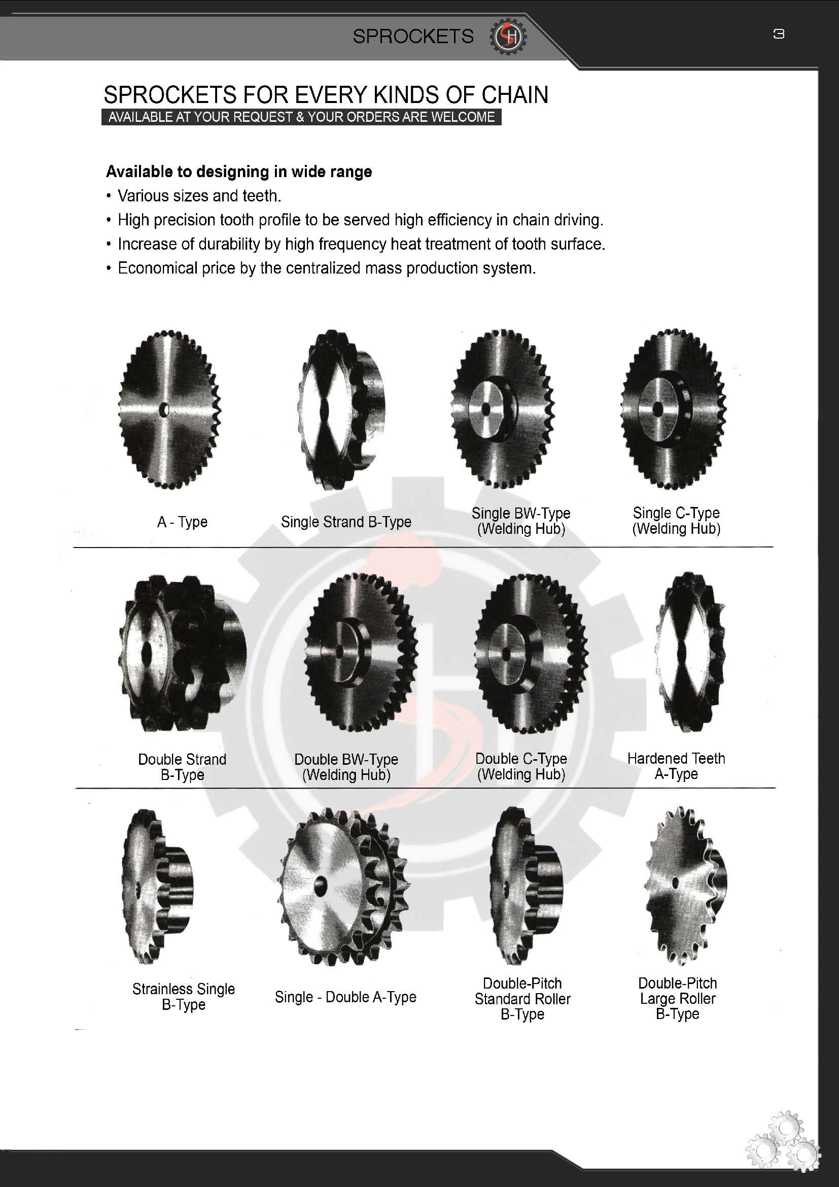 Sprockets Malaysia, Sprockets Supplier Malaysia