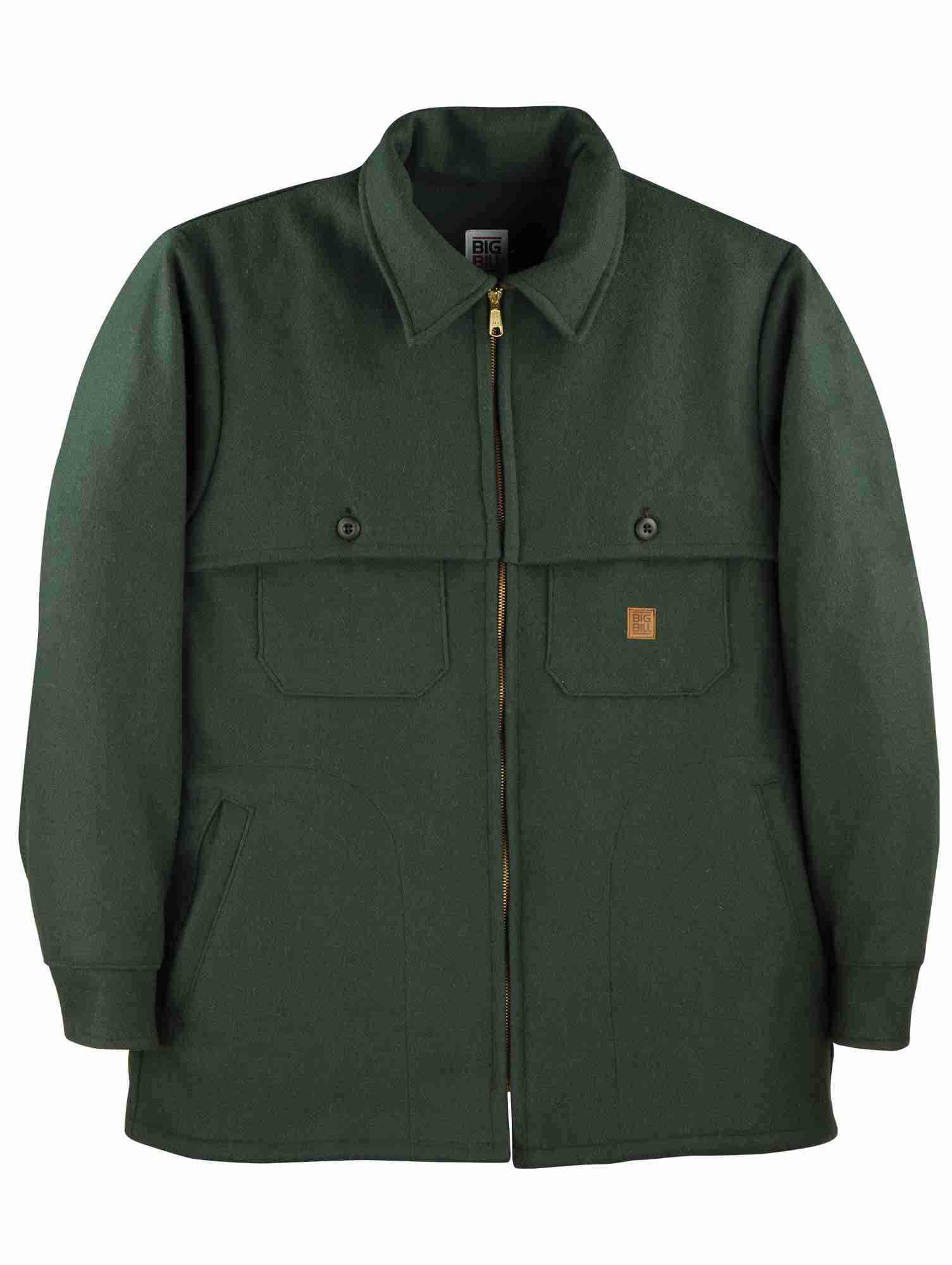 Big Bill Wool Outdoor Jacket Green Gearboss
