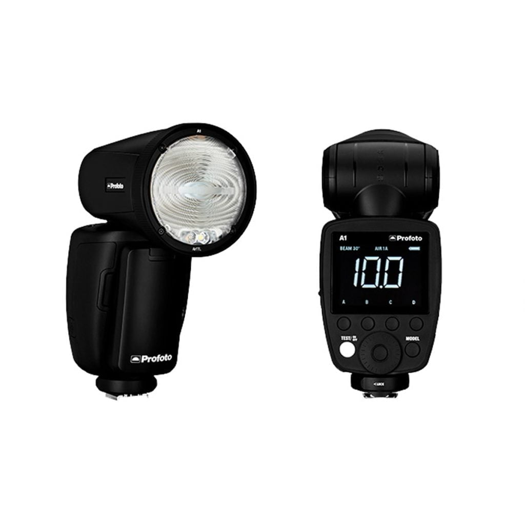 Profoto A1 Flash for Canon + 2 batteries and charger GEARBOX