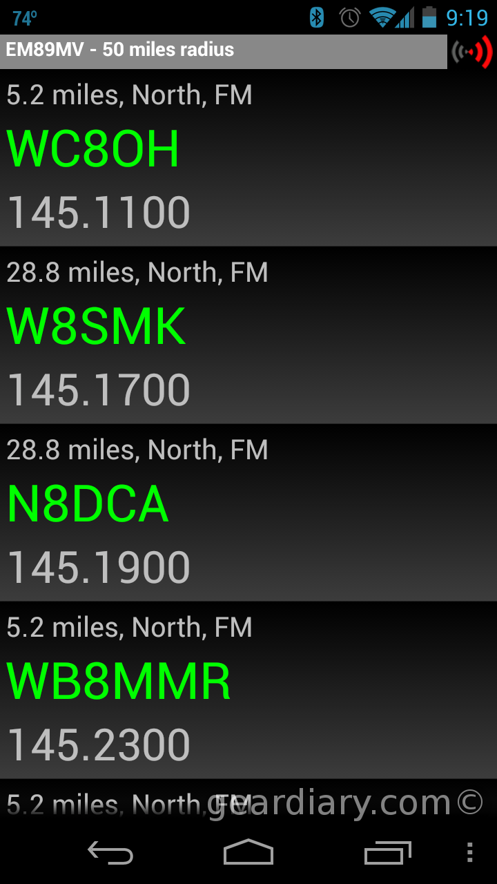 RepeaterBook for Android App Review
