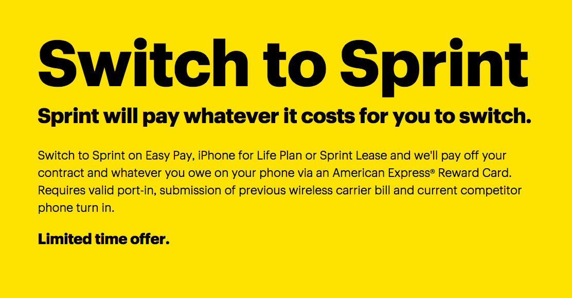 Latest in Cellular Price Wars Sprint Offers to Pay Off Your ETF and
