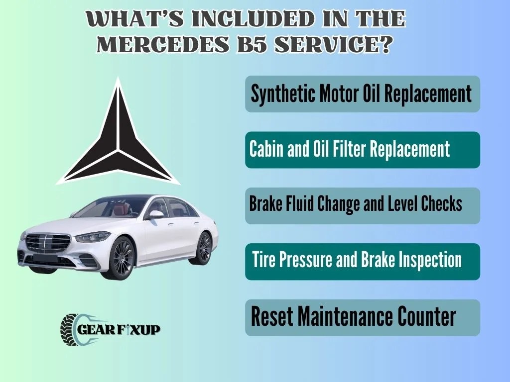 Mercedes B5 Service [What Is Included & Checklist, Cost]