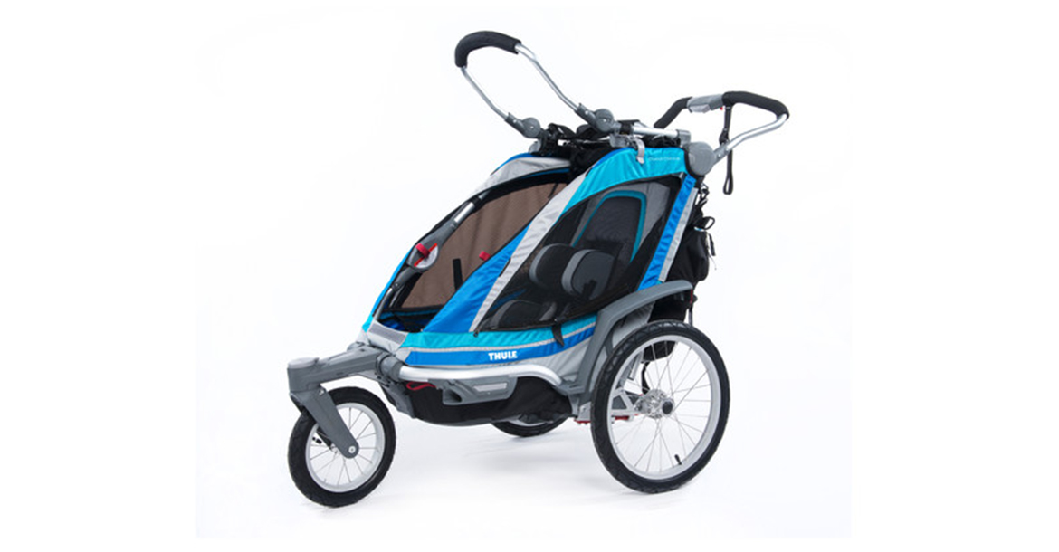 Sale > thule chariot chinook 2 double stroller > in stock