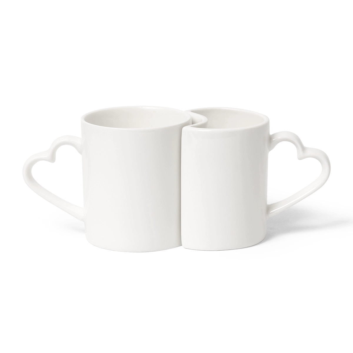 Heart Shaped Ceramic Couple Mug • Gearment Onestop Print On Demand