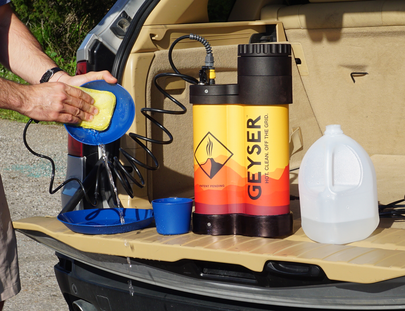 Geyser System Launches Advanced Portable Shower Gearminded