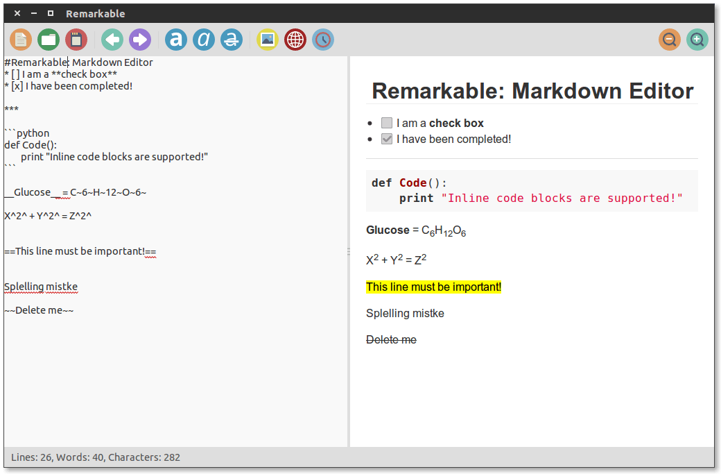 Remarkable markdownредактор под Linux Zencoder
