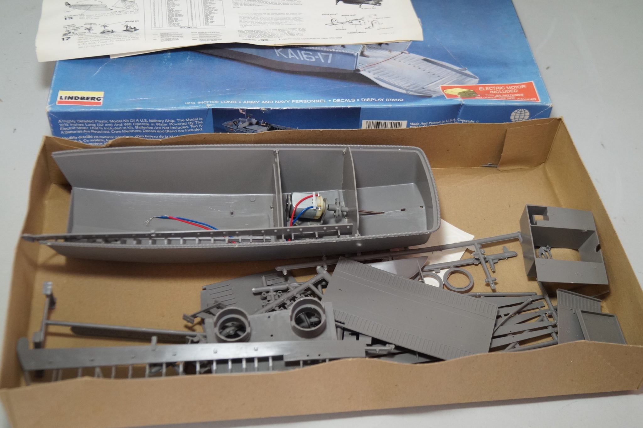 132 Lindberg 7414 Motorized L.C.V.P., , teilgebaut gearontologist