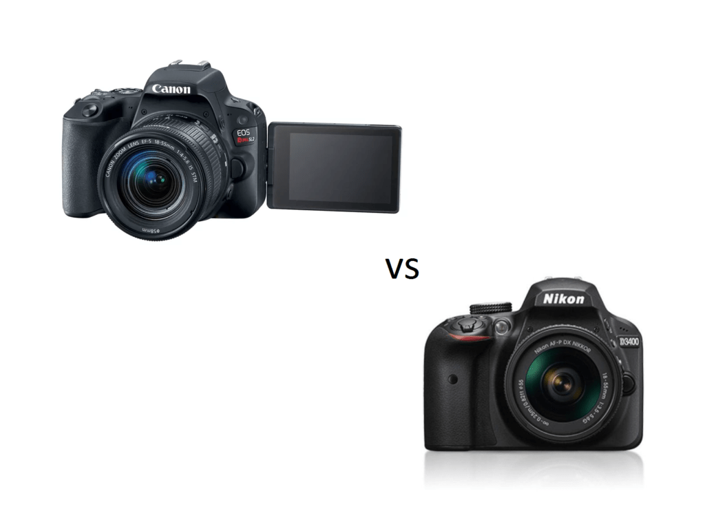 Entrylevel DSLRs compared Canon EOS Rebel SL2 vs Nikon D3400 GearOpen