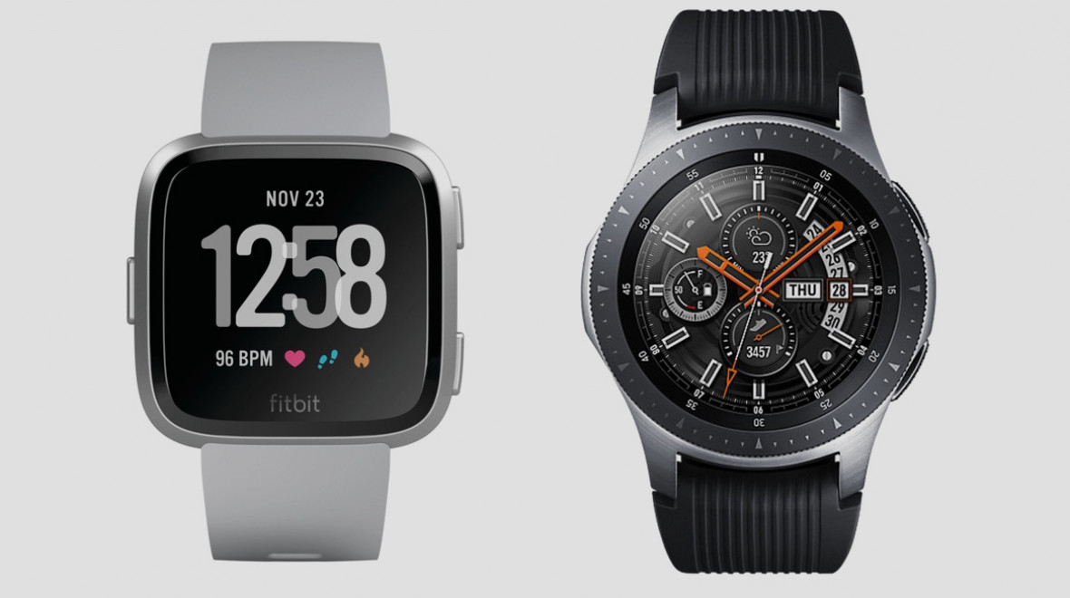 Fitbit Versa v Samsung Galaxy Watch Stylish smartwatches compared